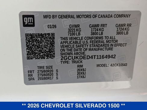 New 2026 Chevrolet Silverado 1500 LT w/ All Star Edition Plus image 36