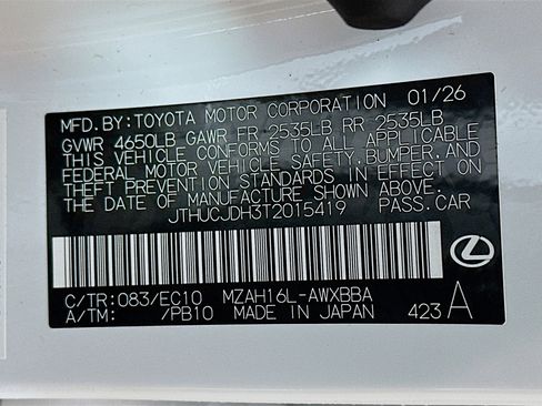 New 2026 Lexus UX 300h AWD w/ Accessory Package (2T) image 30