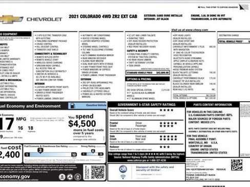 Used 2021 Chevrolet Colorado ZR2 w/ ZR2 Dusk Special Edition image 13