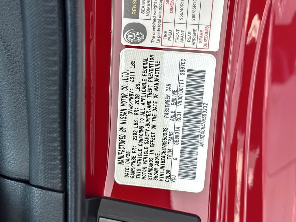 New 2027 Nissan Z Performance w/ Essentials Package (NISMO) RWD image 24