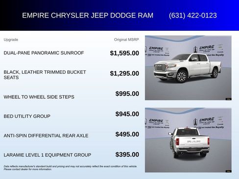 Used 2025 RAM 1500 Laramie w/ Bed Utility Group AWD/4WD image 6