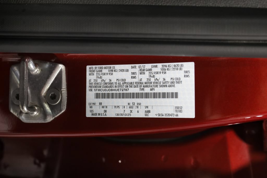 Used 2017 Ford Escape Titanium w/ Equipment Group 301A FWD image 51