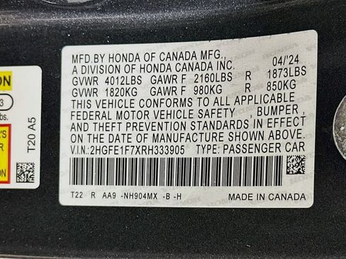 Used 2024 Honda Civic EX image 22