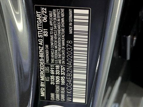 Certified 2022 Mercedes-Benz EQS 580 4MATIC Sedan image 28