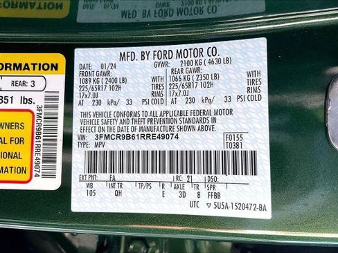 Certified 2024 Ford Bronco Sport Big Bend w/ Convenience Package image 27