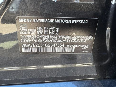 Used 2016 BMW 740i RWD image 38
