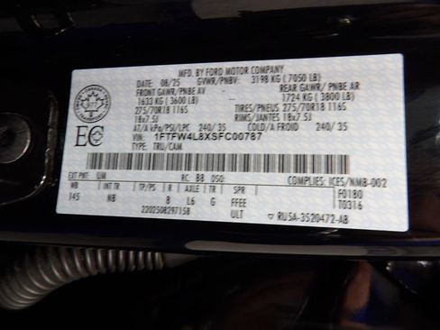 Used 2025 Ford F150 Tremor w/ Equipment Group 402A High AWD/4WD image 68
