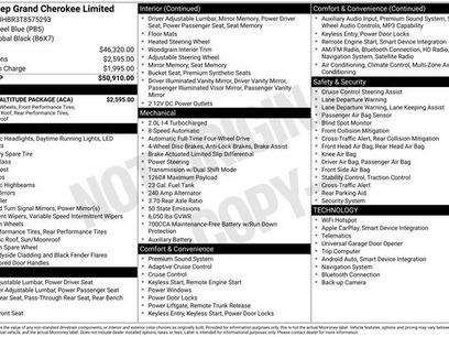New 2026 Jeep Grand Cherokee Limited w/ Limited Altitude Package