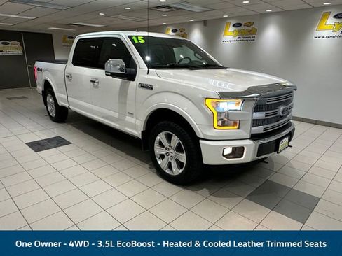 Used 2015 Ford F150 Platinum w/ Equipment Group 701A Luxury image 1