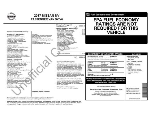 Used 2017 Nissan NV 3500 SV w/ SV Technology Package image 33