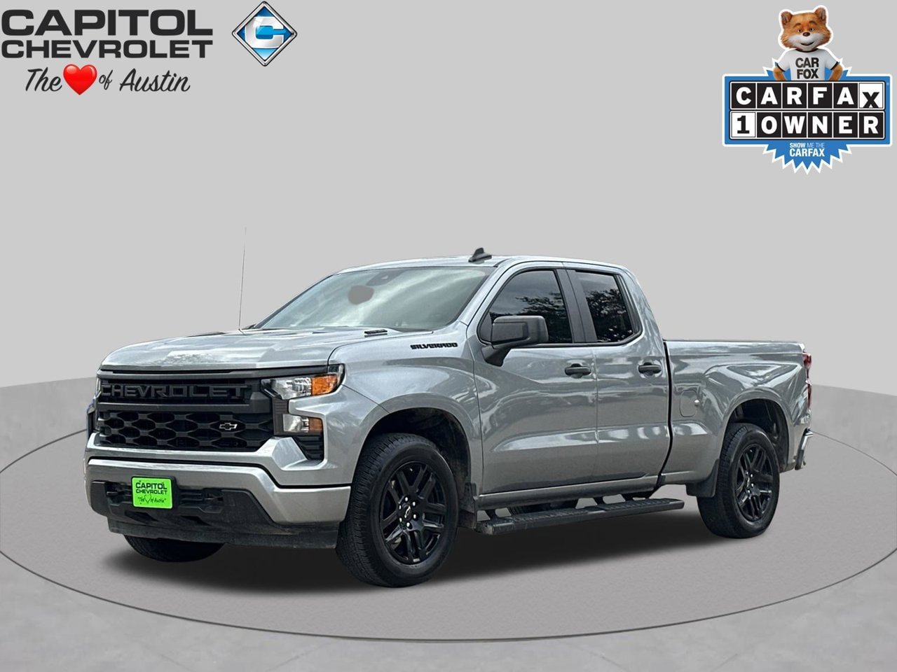 Certified 2026 Chevrolet Silverado 1500 Custom w/ LPO, Dark Essentials Package RWD image 1
