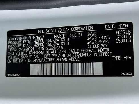 Used 2020 Volvo XC90 T8 Inscription w/ Protection Package image 12