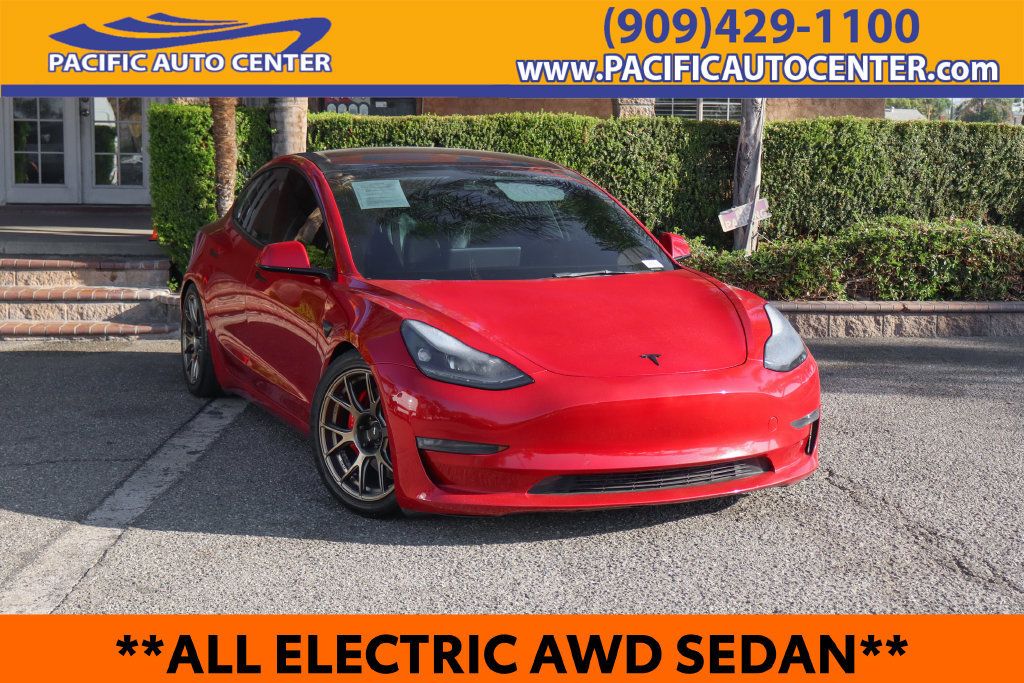 Used 2022 Tesla Model 3 Performance AWD/4WD image 1
