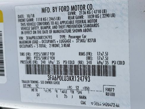 Used 2019 Ford Fusion SE FWD image 38