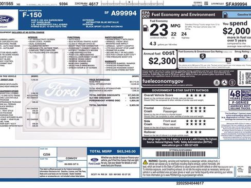 Used 2025 Ford F150 XLT w/ Equipment Group 302A MID AWD/4WD image 5