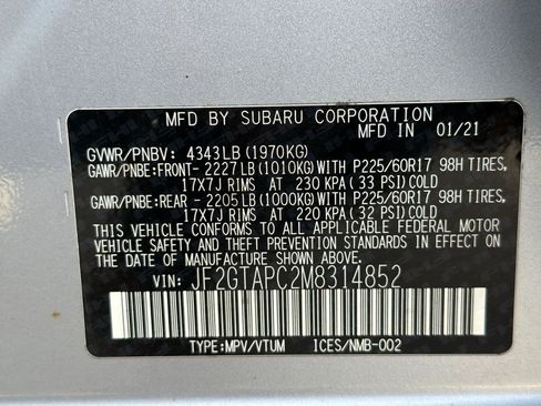 Used 2021 Subaru Crosstrek 2.0i Premium image 48