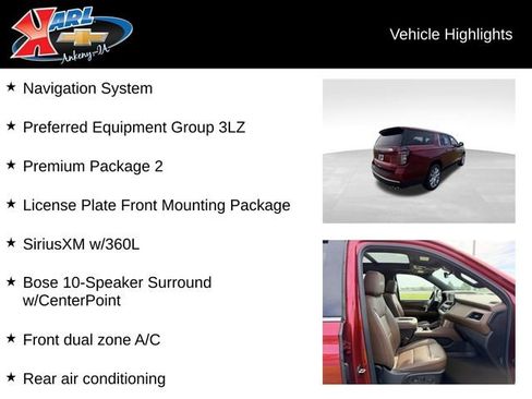Used 2024 Chevrolet Suburban High Country w/ Premium Package 2 AWD/4WD image 2