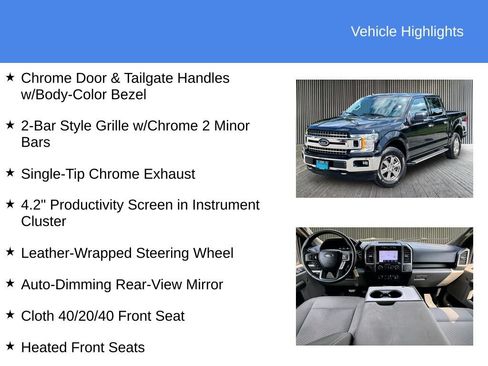 Used 2020 Ford F150 XLT w/ Equipment Group 302A Luxury AWD/4WD image 9