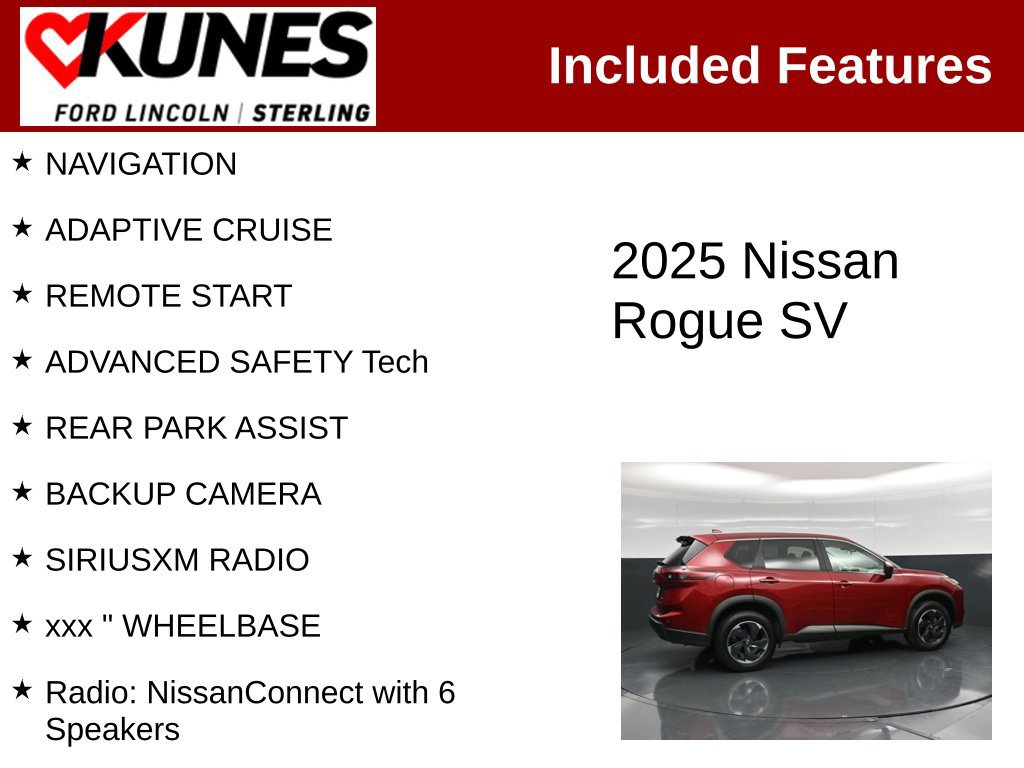 Used 2025 Nissan Rogue SV AWD/4WD image 2