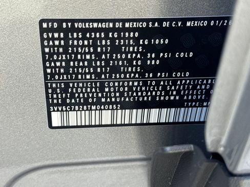 New 2026 Volkswagen Taos S image 23