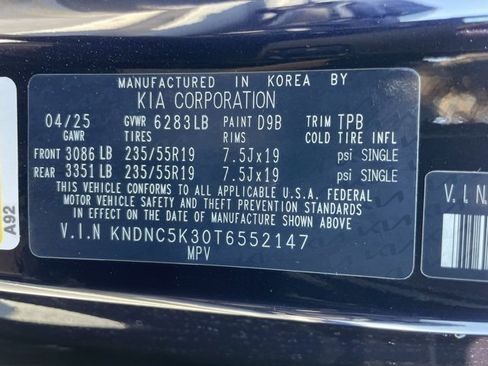 New 2026 Kia Carnival EX image 35