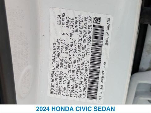 Certified 2024 Honda Civic LX image 26