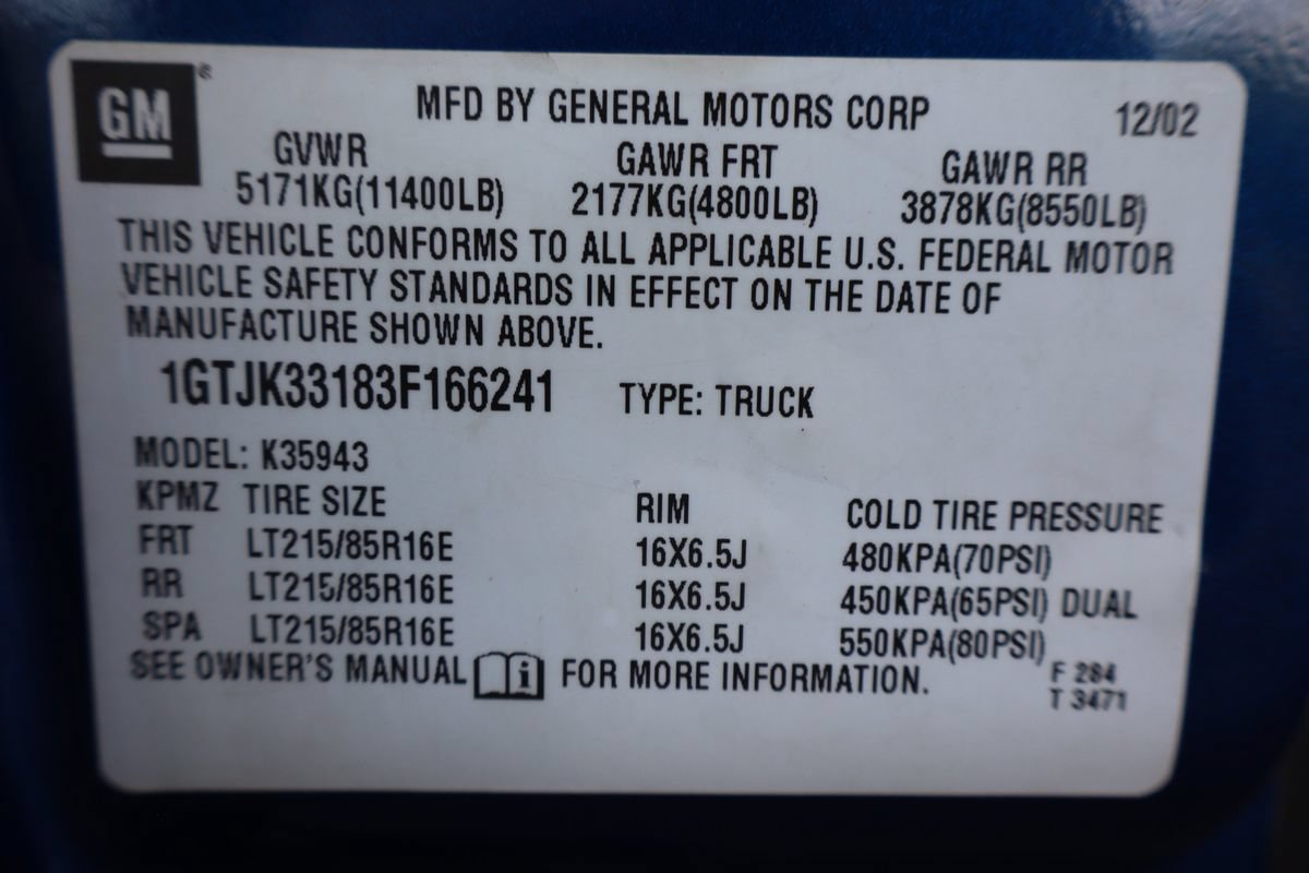 Used 2003 GMC Sierra 3500 SLE AWD/4WD image 43