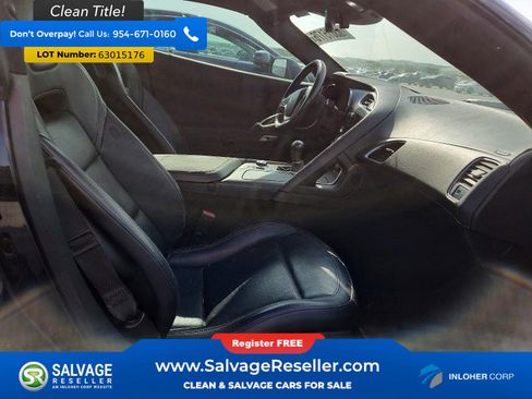 Used 2019 Chevrolet Corvette Stingray Coupe w/ Carbon Flash Badge Package RWD image 13