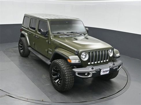 Used 2021 Jeep Wrangler Unlimited Sahara w/ Uconnect 4C Nav & Sound Group image 37