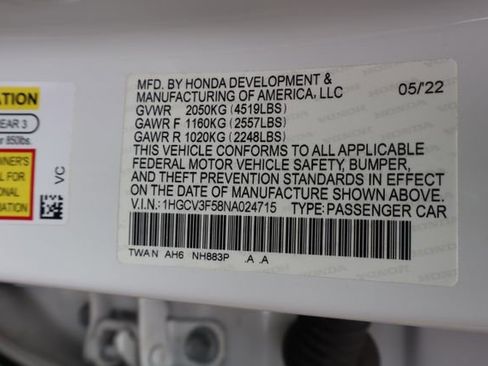 Used 2022 Honda Accord EX-L image 47