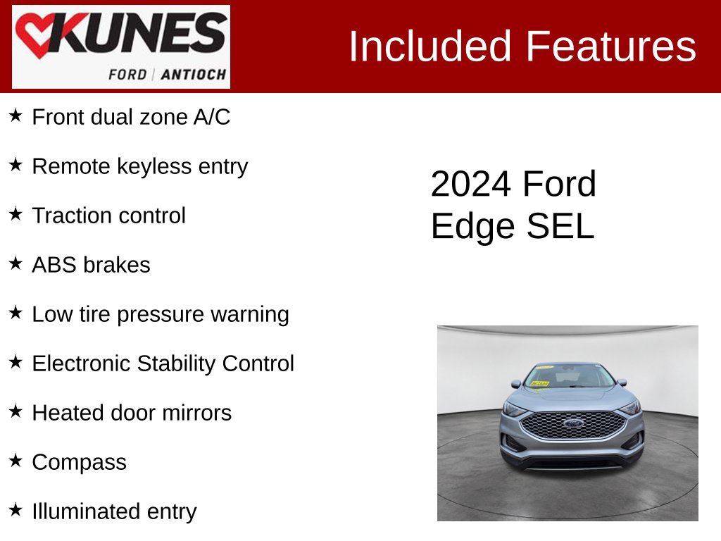 Used 2024 Ford Edge SEL AWD/4WD image 3