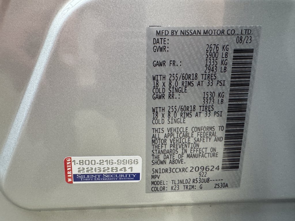 Used 2024 Nissan Pathfinder SL AWD/4WD image 33