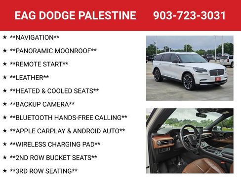 Used 2023 Lincoln Aviator Reserve w/ Equipment Group 201A RWD image 4