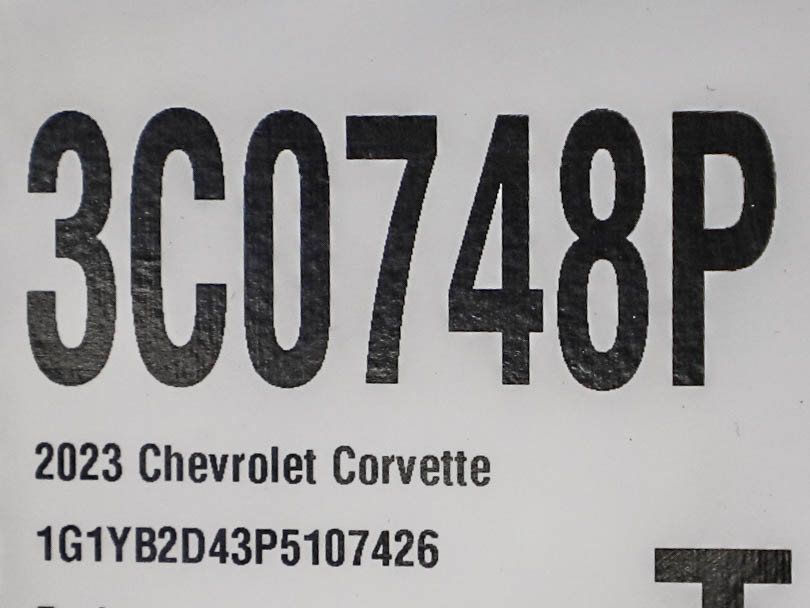 Used 2023 Chevrolet Corvette Stingray Preferred Cpe w/ Z51 Performance Package RWD image 29
