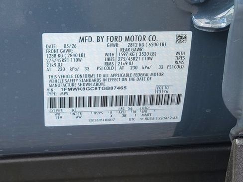 New 2026 Ford Explorer ST w/ Sun And Sound Package AWD/4WD image 15