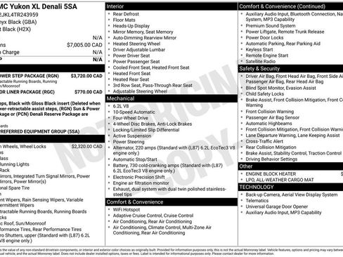 Used 2026 GMC Yukon XL Denali w/ Sun & Power Step Package AWD/4WD image 9