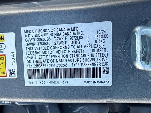 Used 2025 Honda Civic Sport image 29