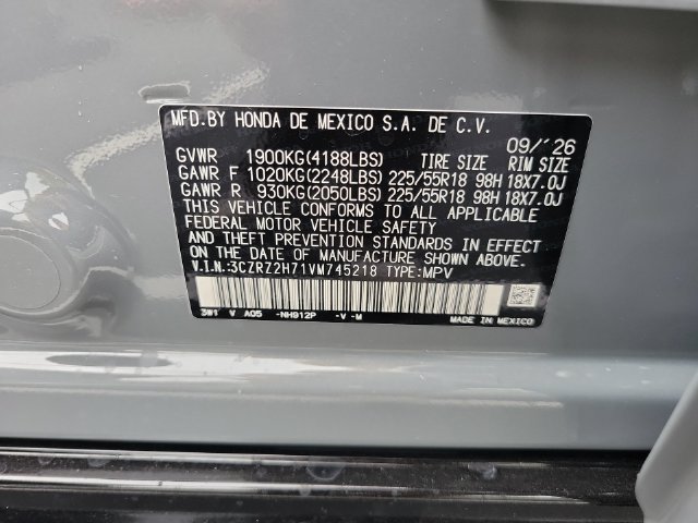 New 2027 Honda HR-V EX-L image 41