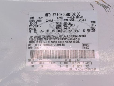 Used 2006 Ford Ranger XL RWD image 25
