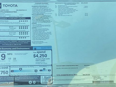 New 2025 Toyota Tundra SR5 image 15