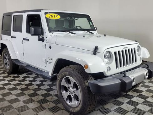 Used 2018 Jeep Wrangler Unlimited Sahara image 1