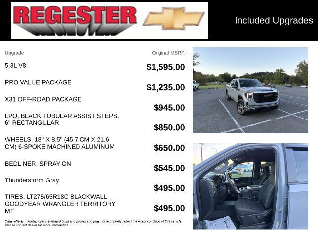 Used 2025 GMC Sierra 1500 Pro w/ Pro Value Package AWD/4WD image 5