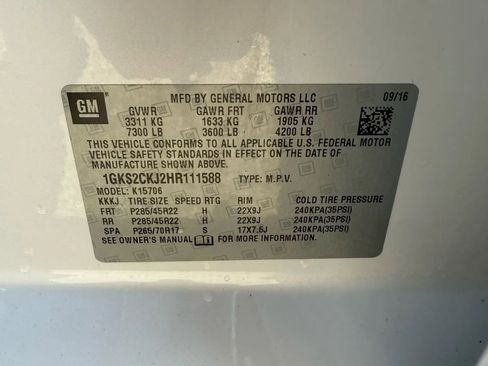 Used 2017 GMC Yukon Denali w/ Open Road Package image 11