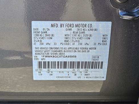 New 2026 Ford Explorer ST w/ Sun And Sound Package image 33