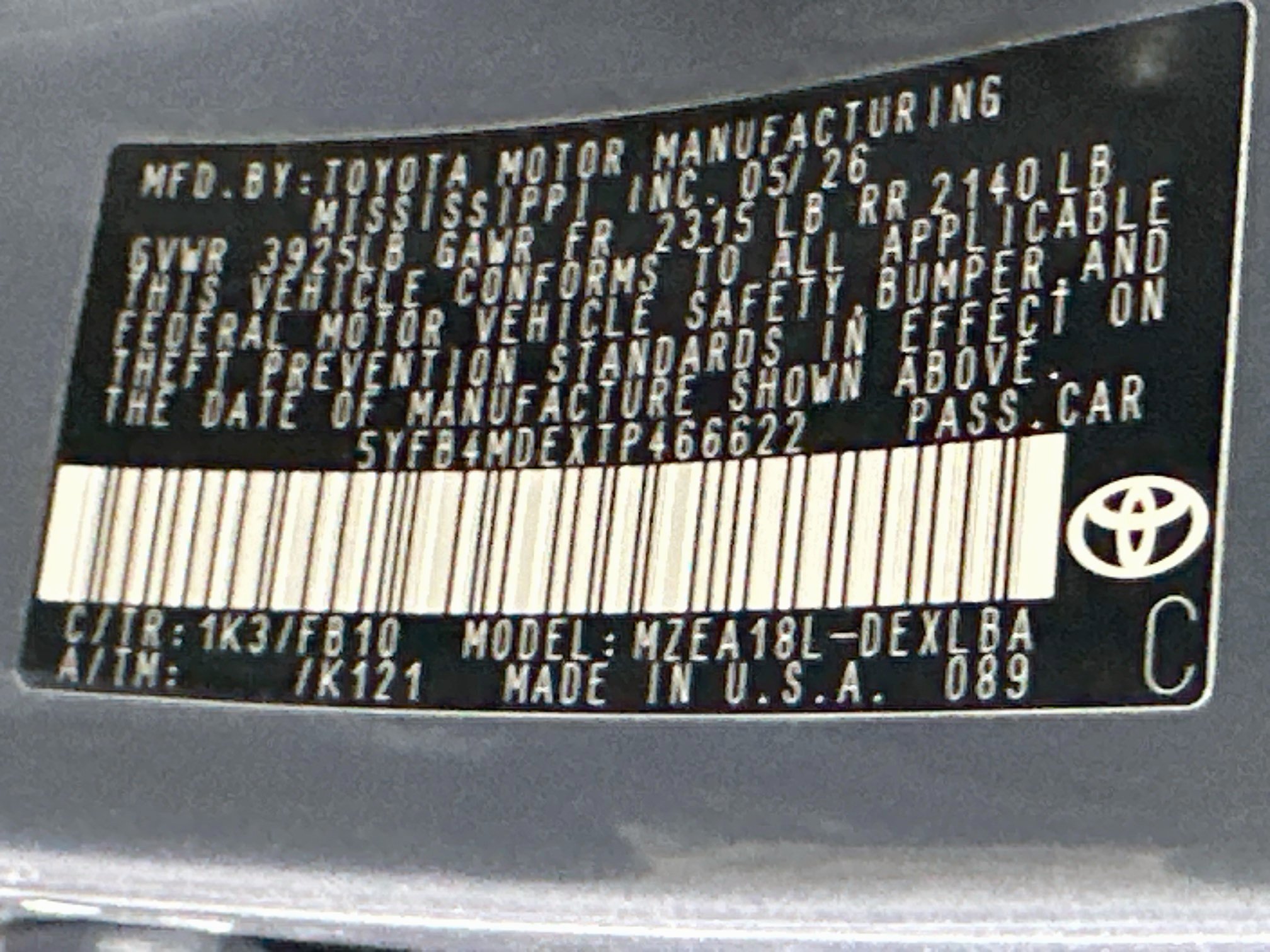 Used 2026 Toyota Corolla LE FWD image 12
