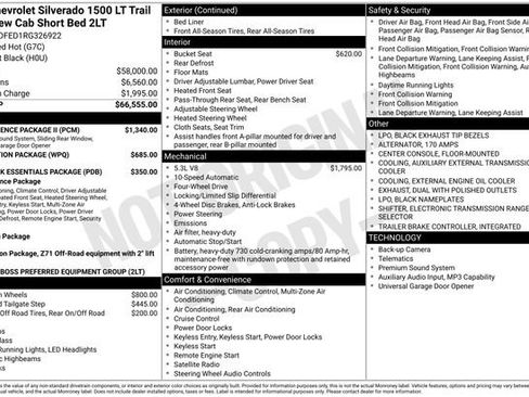 Used 2024 Chevrolet Silverado 1500 LT Trail Boss w/ Convenience Package II AWD/4WD image 11