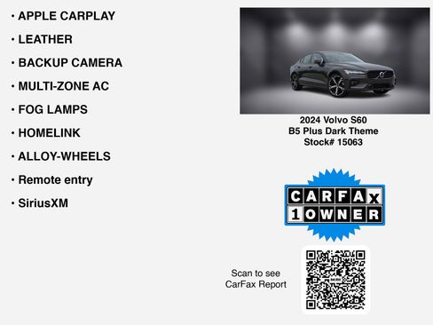 Used 2024 Volvo S60 B5 Plus FWD image 7