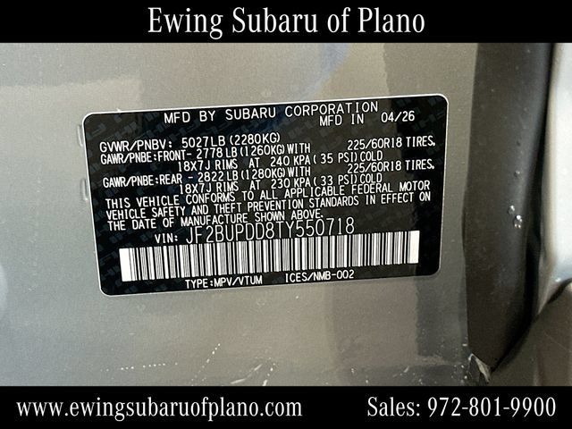 Used 2026 Subaru Outback Limited AWD/4WD image 34