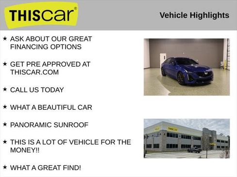 Used 2021 Cadillac CT5 V w/ Premium Package RWD image 10