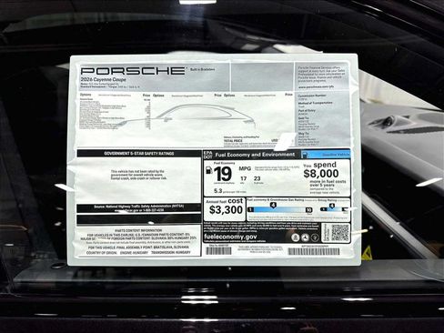 New 2026 Porsche Cayenne Coupe AWD/4WD image 31